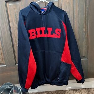 BUFFALO Bills Navy and Red Hoodie size medium NFL